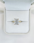 3.83 Carat IGI Certified Radiant Cut Lab Diamond Solitaire Ring | 14K Gold Engagement Ring